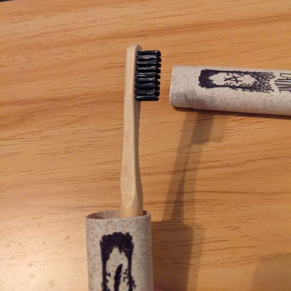 The Raven Cycle bamboo toothbrush